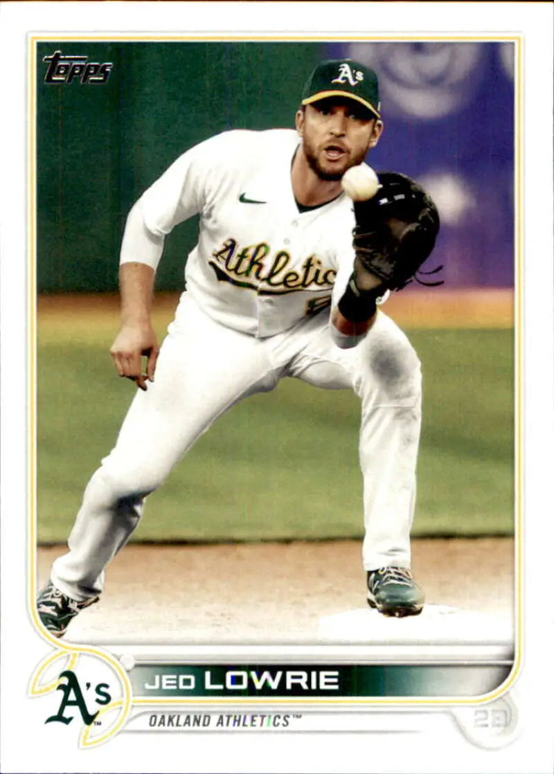2022 Topps #343 Jed Lowrie NM-MT Athletics ID:43950