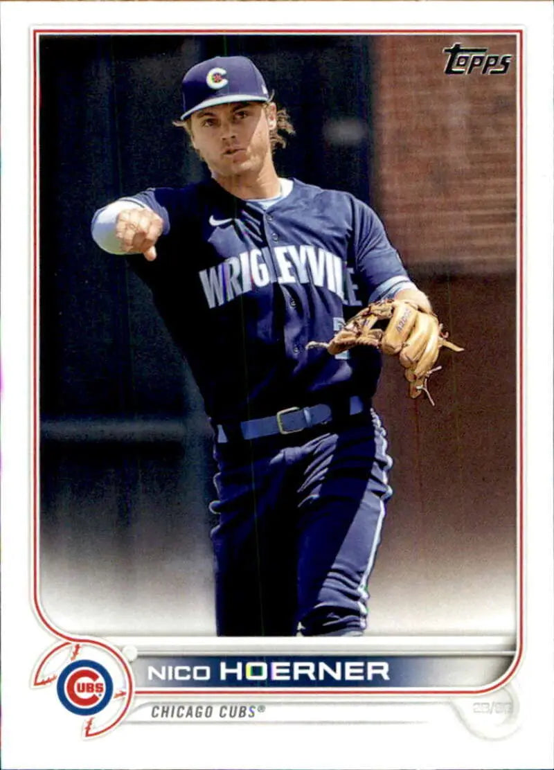 2022 Topps #490 Nico Hoerner NM-MT Cubs ID:44025