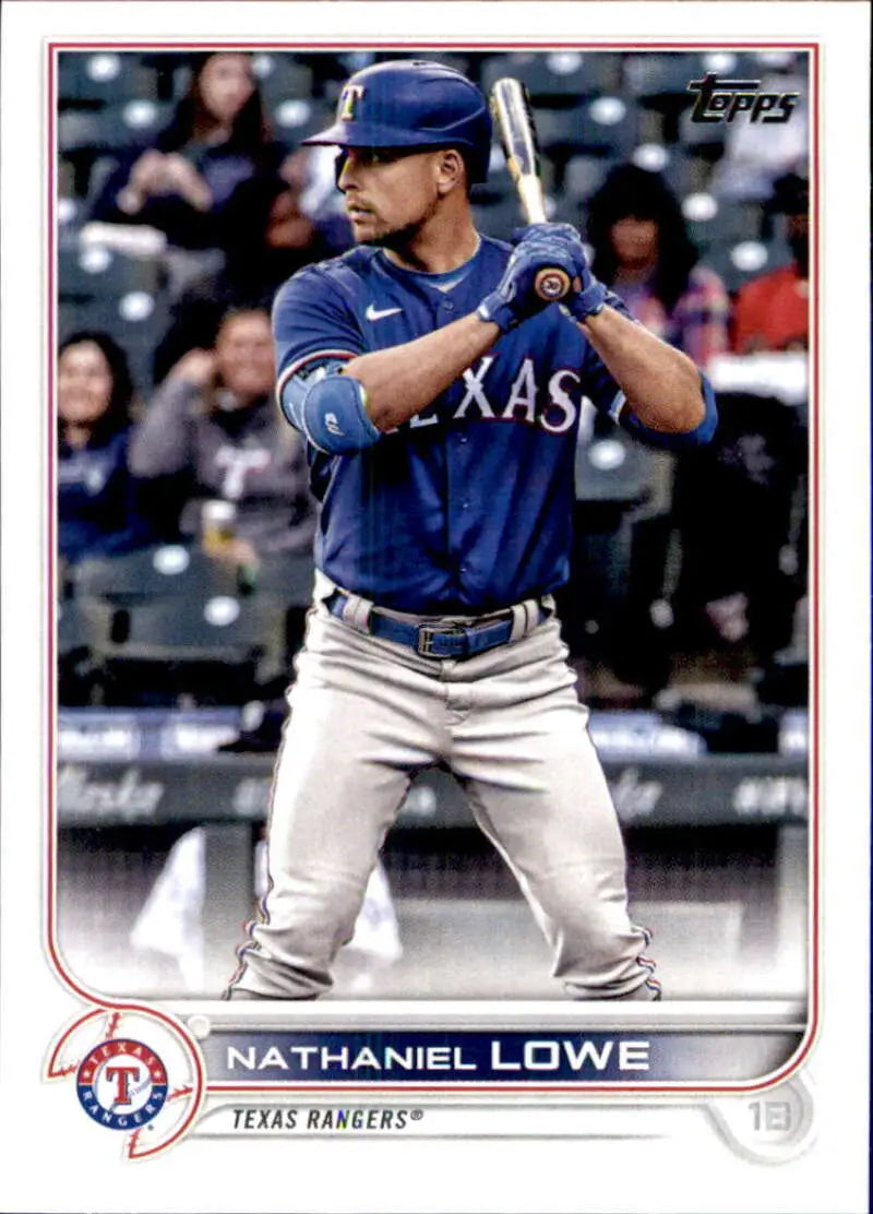 2022 Topps #551 Nathaniel Lowe NM-MT Rangers ID:44355