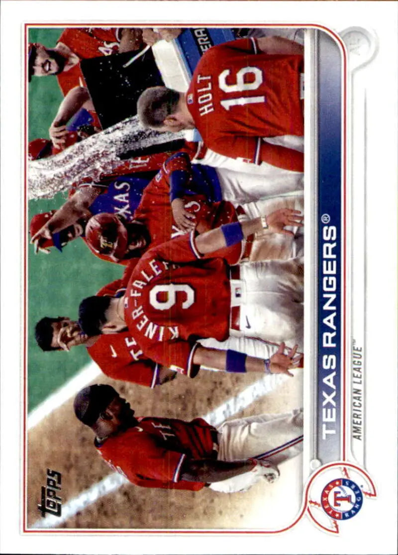 2022 Topps #558 Texas Rangers NM-MT Rangers
