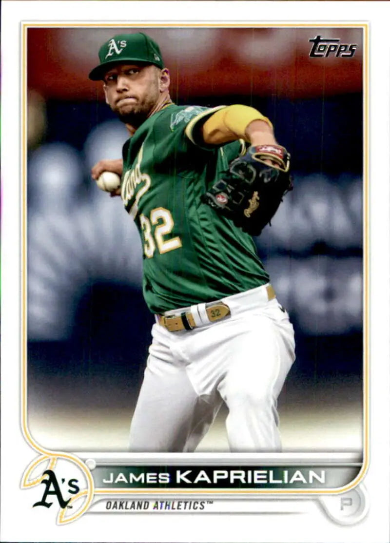 2022 Topps #651 James Kaprielian NM-MT Athletics ID:44230