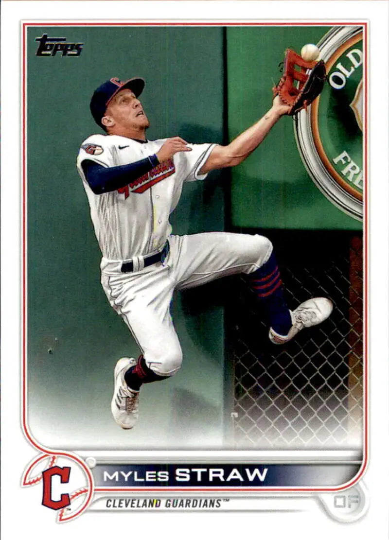 2022 Topps #654 Myles Straw NM-MT Guardians ID:44059