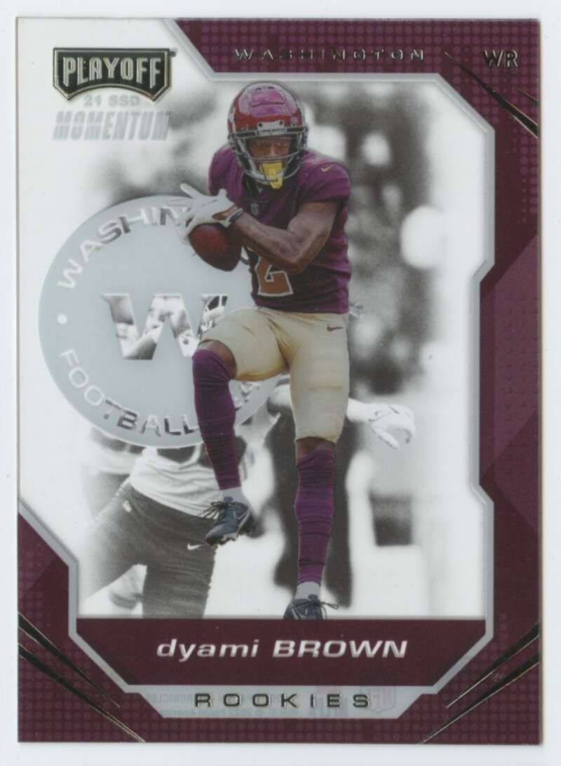 2021 Panini Chronicles Playoff Momentum Rookies #23 Dyami Brown NM-MT R ID:48275