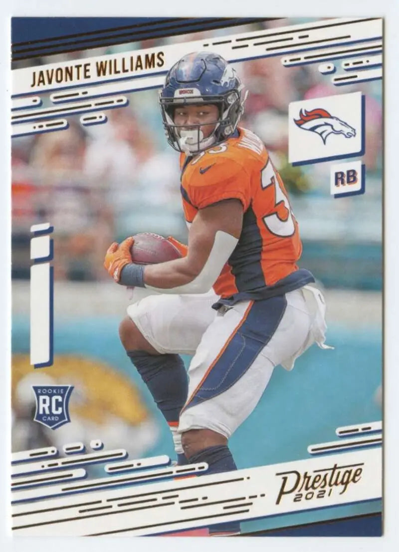 2021 Panini Chronicles Prestige Rookies Update #226 Javonte Williams NM ID:48243