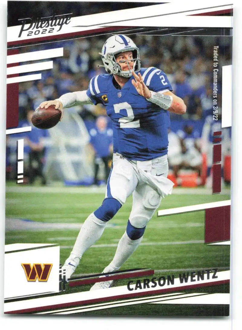 2022 Panini Prestige #123 Carson Wentz NM-MT Colts ID:48441