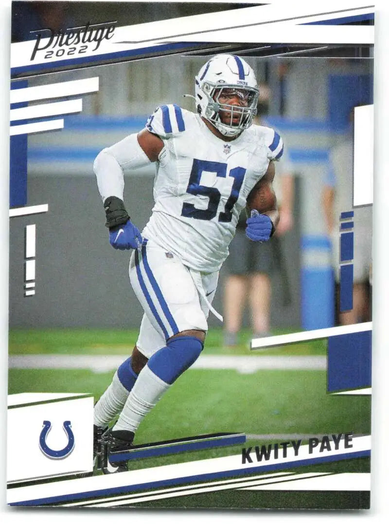 2022 Panini Prestige #130 Kwity Paye NM-MT Colts ID:48445