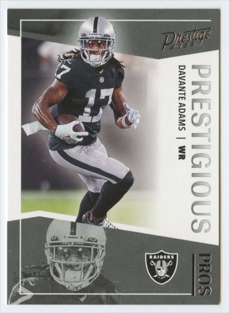 2022 Panini Prestige Prestigious Pros #PP-9 Davante Adams NM-MT ID:48364