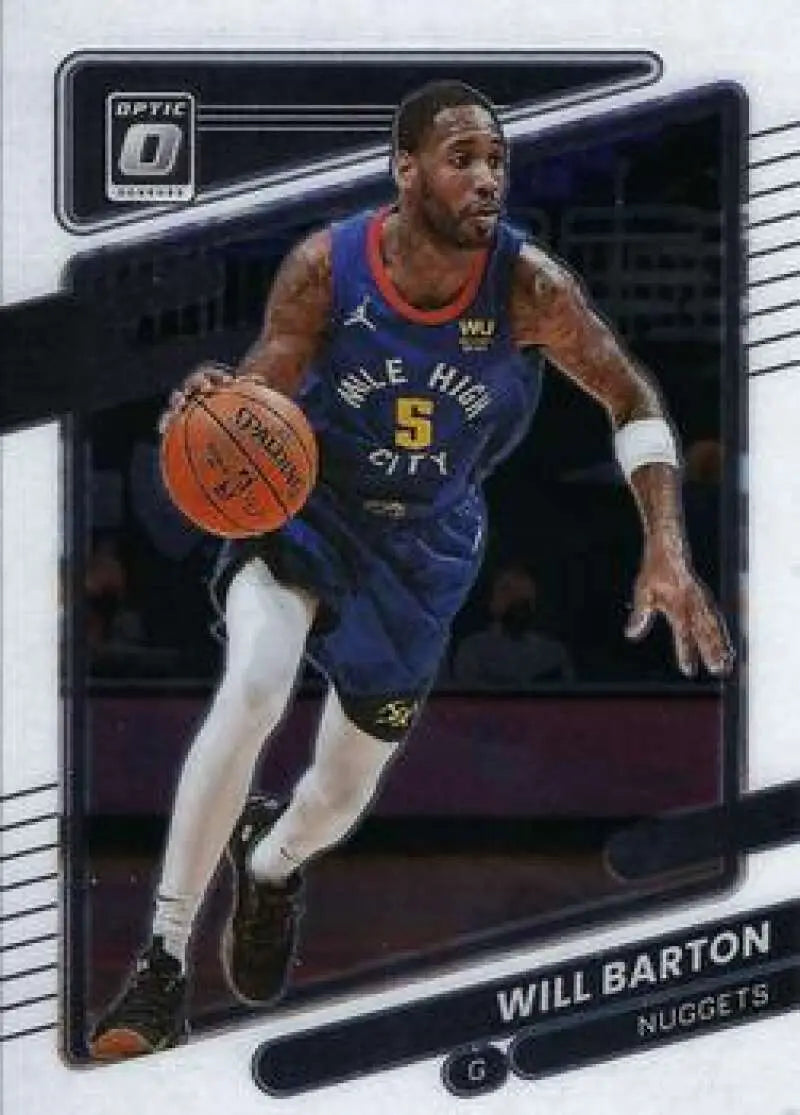 2021-22 Donruss Optic #61 Will Barton NM-MT Nuggets ID:49383