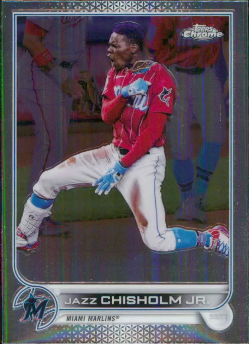 2022 Topps Chrome #91 Jazz Chisholm Jr. NM-MT Marlins ID:51608