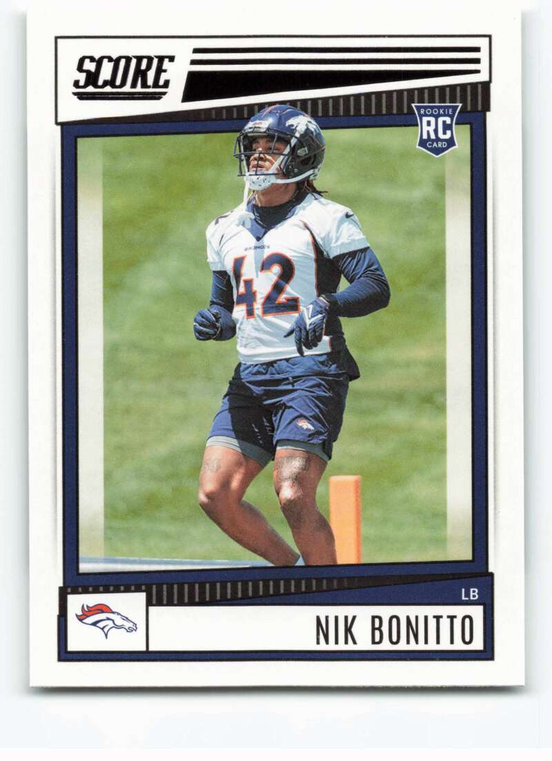 2022 Score #317 Nik Bonitto NM-MT RC Rookie Broncos ID:51097