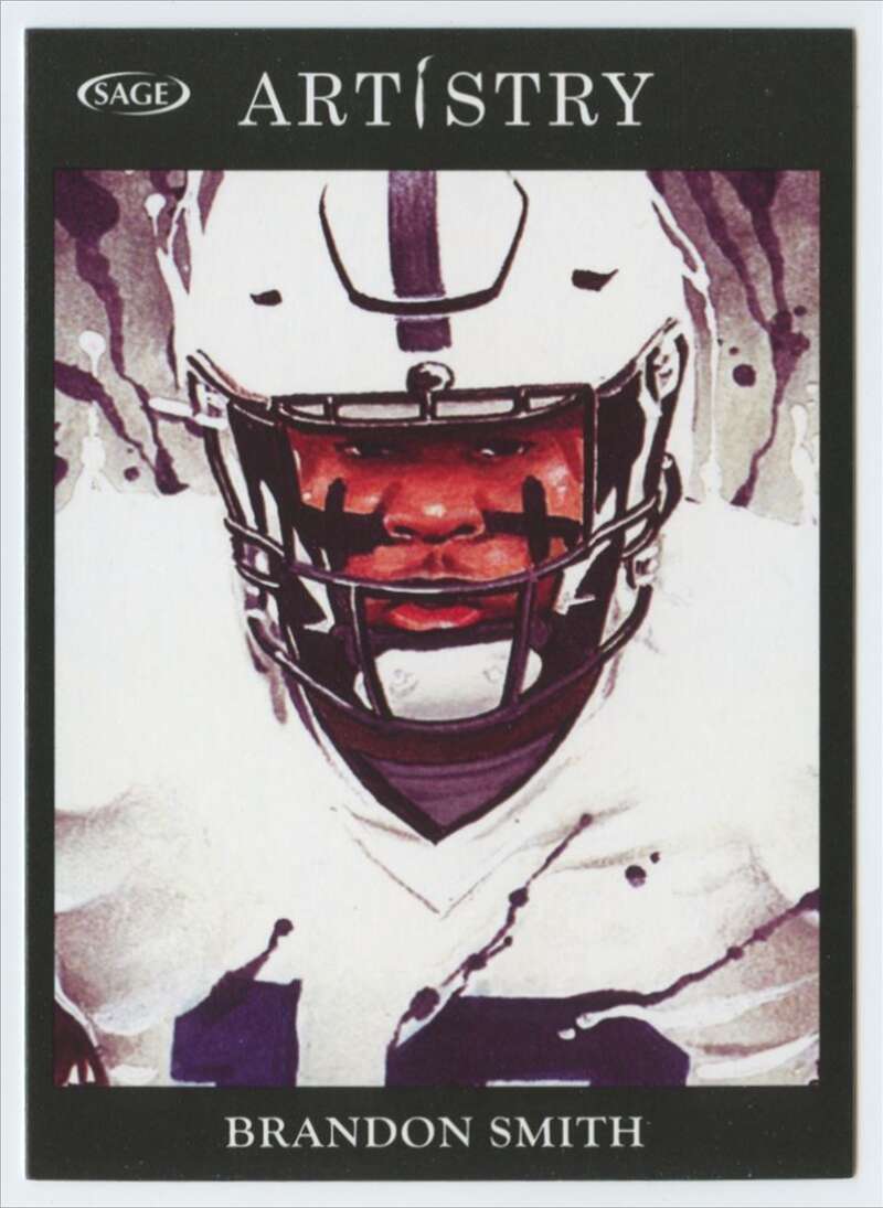 2022 SAGE Artistry Black Border #95 Brandon Smith NM Near Mint ID:66224