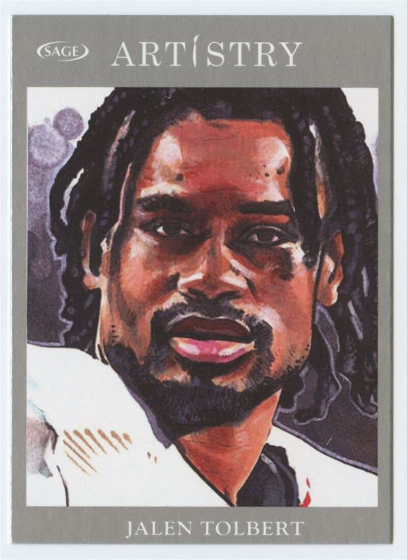 2022 SAGE Artistry Silver Border #113 Jalen Tolbert NM Near Mint ID:66146