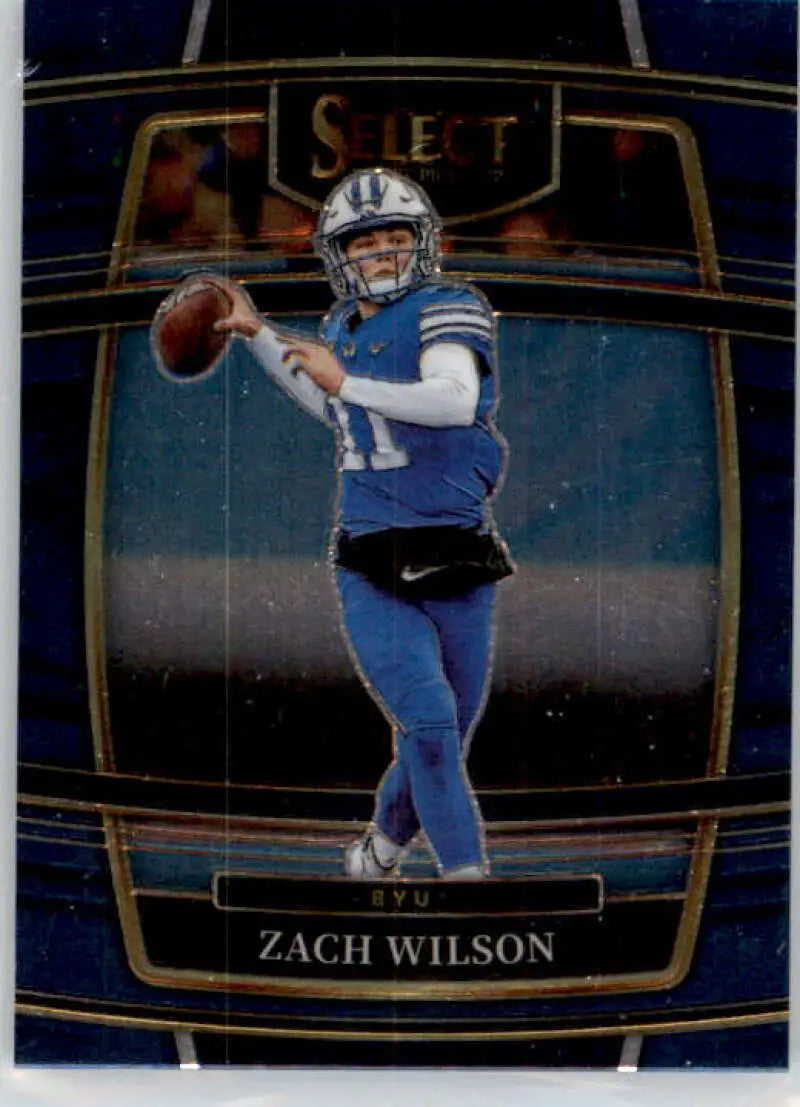 2022 Panini Select Draft Picks Blue #41 Zach Wilson NM-MT Concourse ID:48204