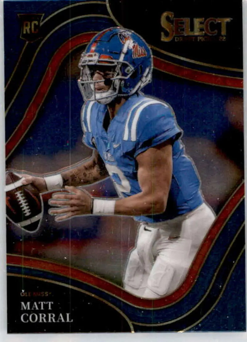 2022 Panini Select Draft Picks Blue #108 Matt Corral NM Near Mint Field ID:66506