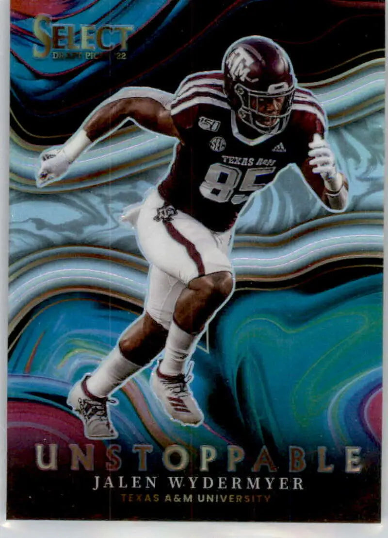 2022 Panini Select Draft Picks Unstoppable Silver Prizm #11 Jalen Wyder ID:66407