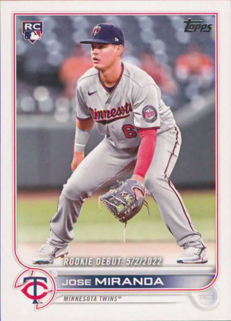 2022 Topps Update #US5 Jose Miranda NM-MT Twins ID:47491