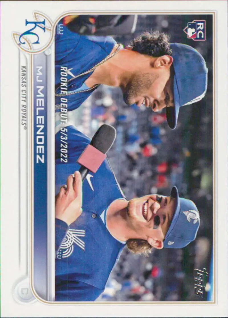 2022 Topps Update #US73 MJ Melendez NM-MT Royals ID:47486