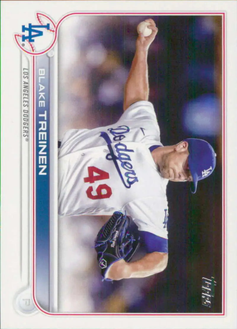2022 Topps Update #US164 Blake Treinen NM-MT Dodgers ID:47489
