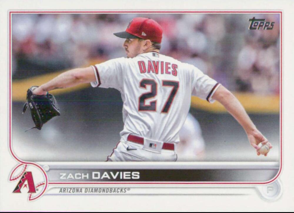 2022 Topps Update #US307 Zach Davies NM-MT Diamondbacks ID:46983