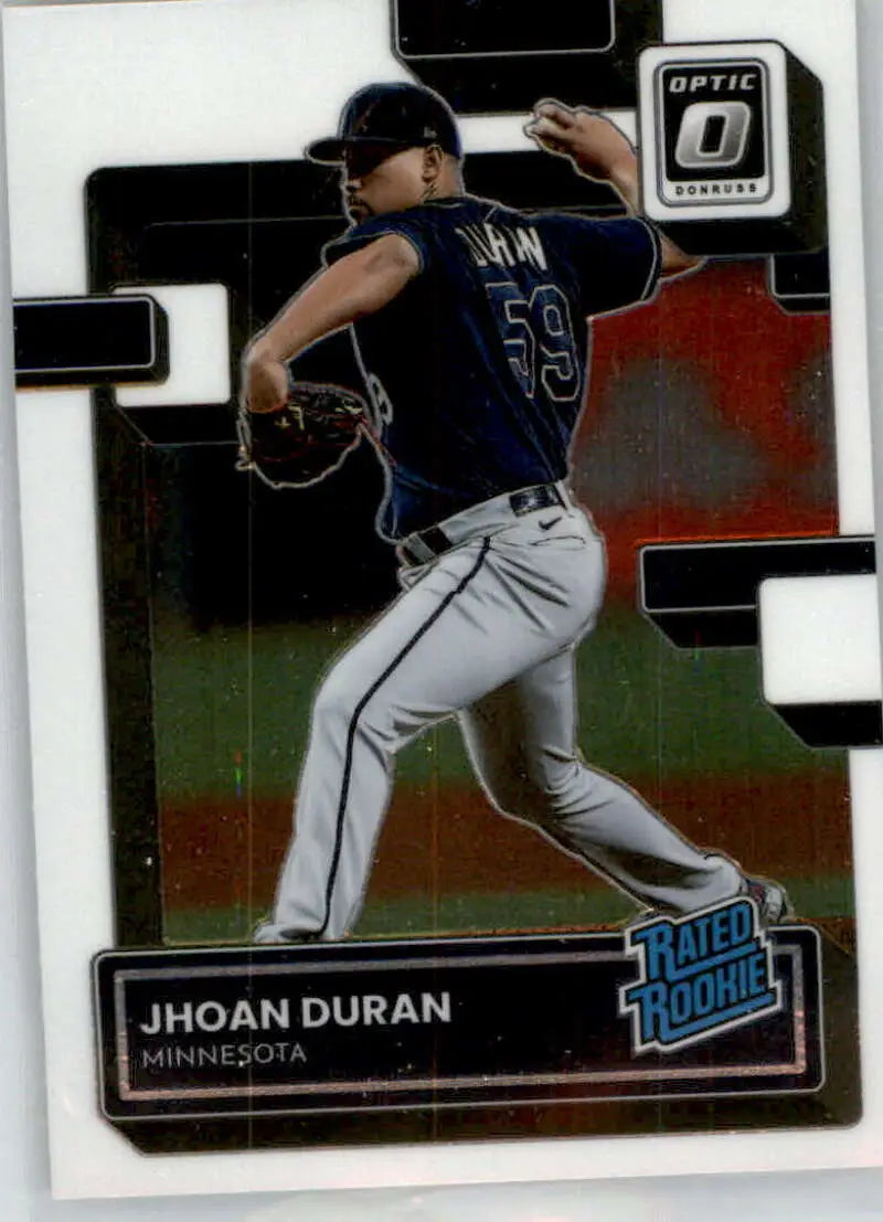 2022 Donruss Optic #126 Jhoan Duran NM-MT RC Rookie Twins Rated Rookie ID:52560