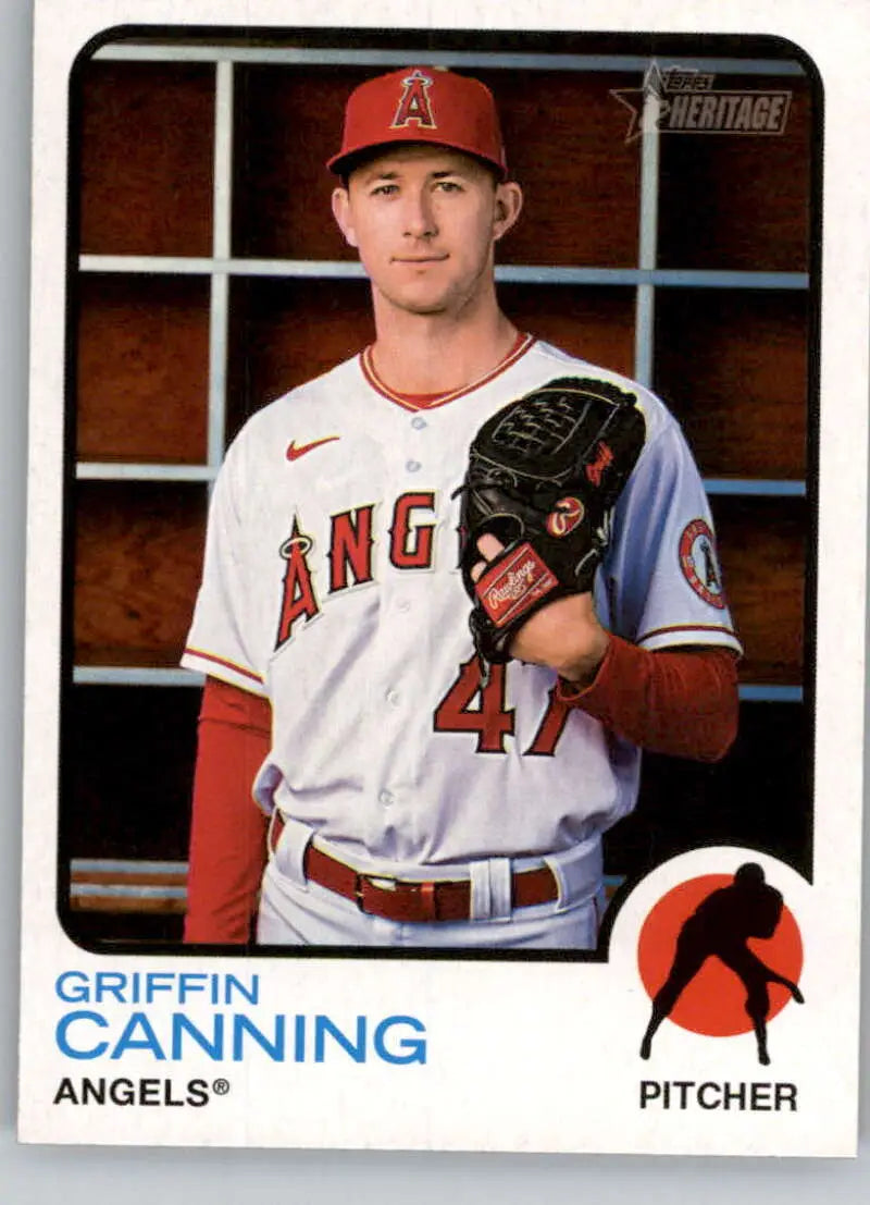 2022 Topps Heritage High Number #516 Griffin Canning NM-MT Angels ID:59390
