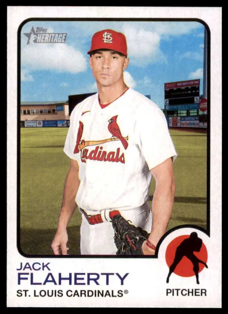 2022 Topps Heritage High Number #534 Jack Flaherty NM-MT Cardinals ID:67982