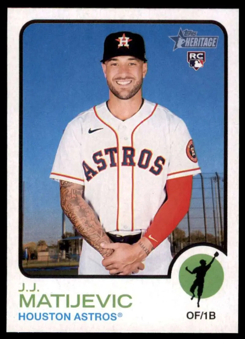2022 Topps Heritage High Number #561 J.J. Matijevic NM-MT RC Rookie Ast ID:68010