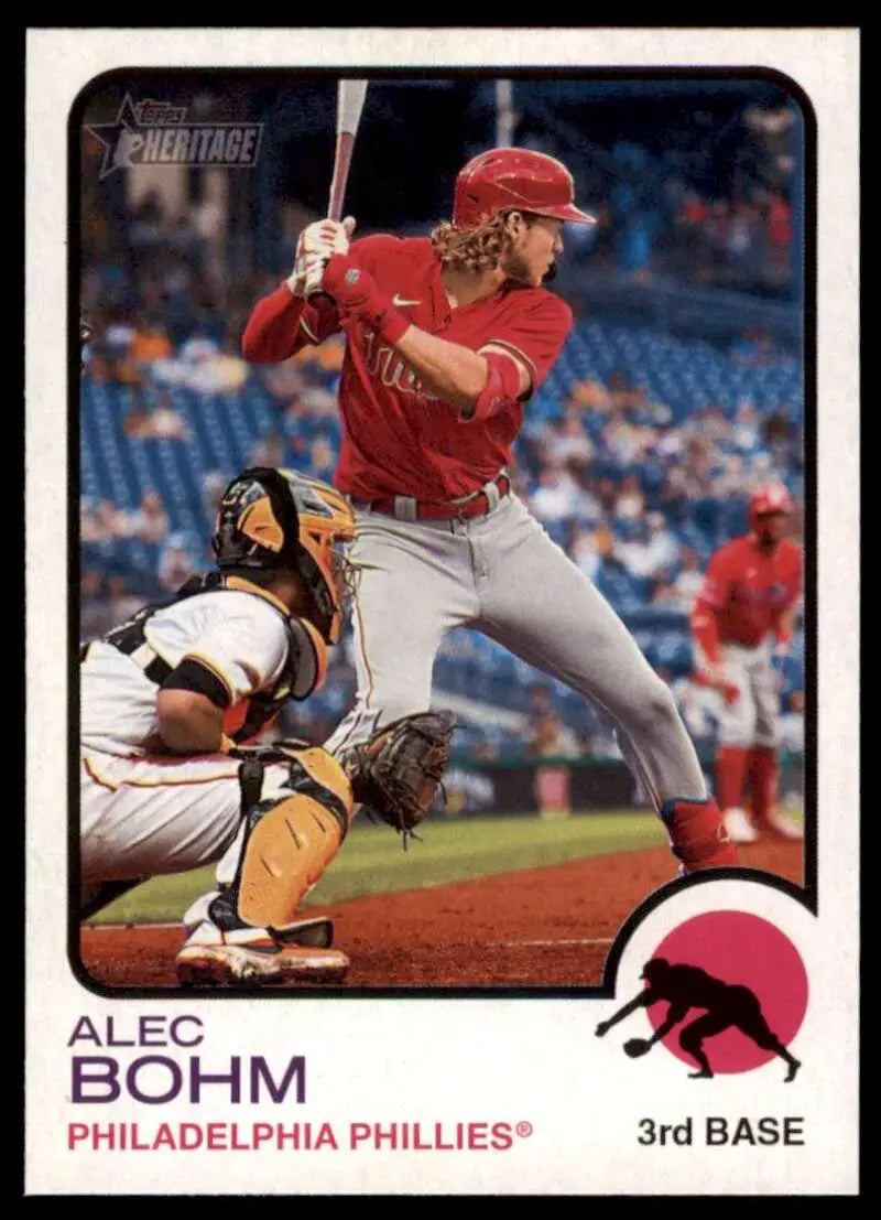 2022 Topps Heritage High Number #595 Alec Bohm NM-MT Phillies ID:61010