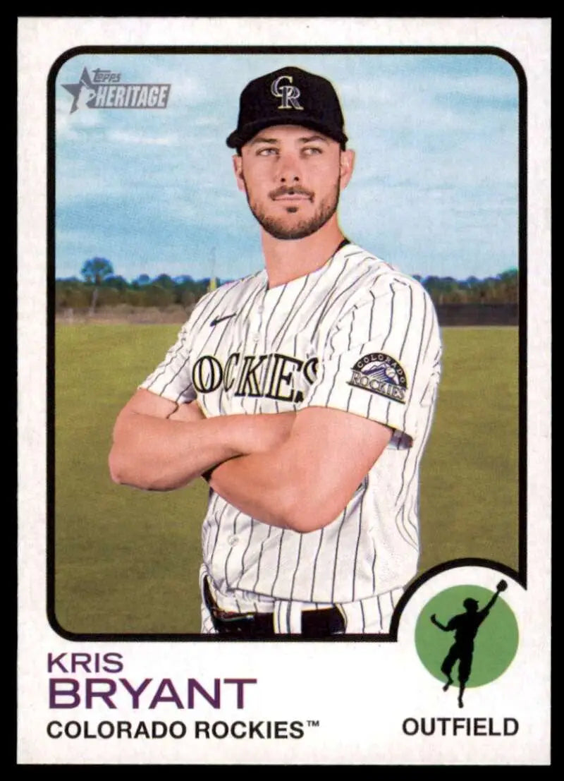 2022 Topps Heritage High Number #600 Kris Bryant NM-MT Rockies ID:61015