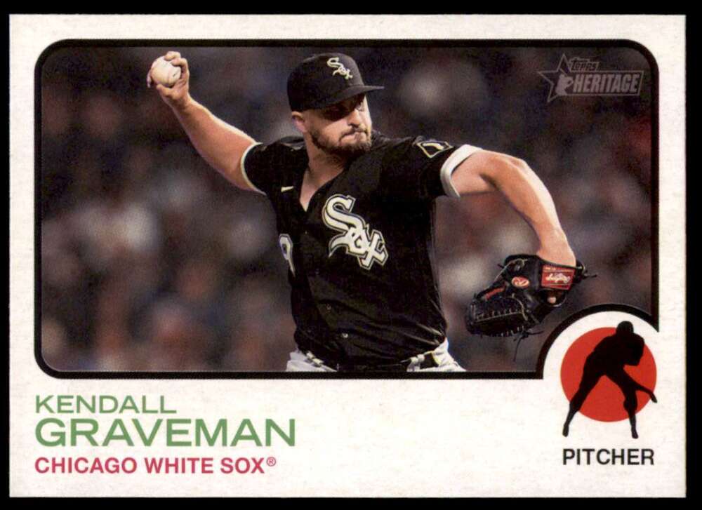 2022 Topps Heritage High Number #603 Kendall Graveman NM-MT White Sox ID:68043