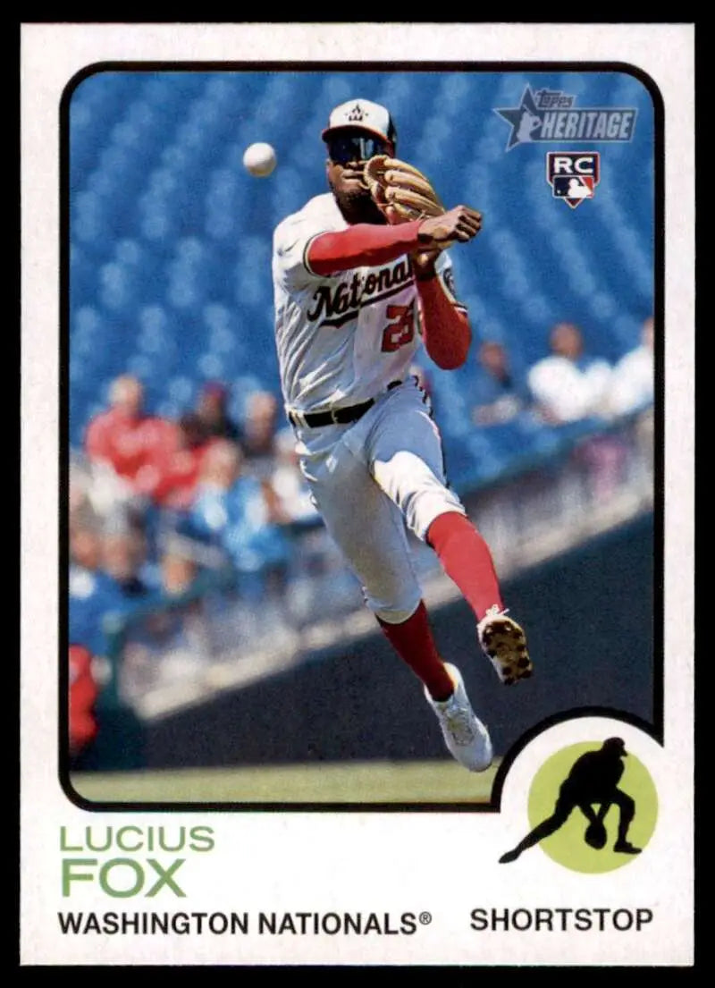 2022 Topps Heritage High Number #618 Lucius Fox NM-MT RC Rookie Nationa ID:59357