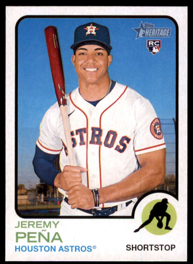 2022 Topps Heritage High Number #629 Jeremy Pena NM-MT RC Rookie Astros ID:56028