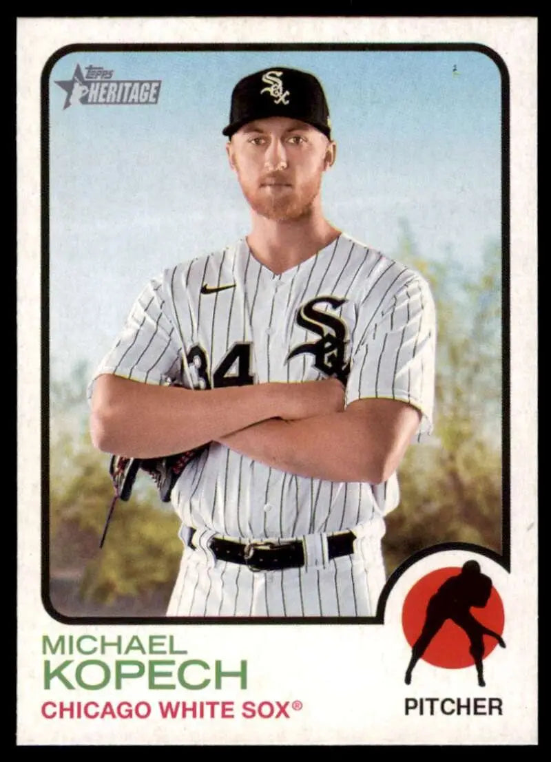2022 Topps Heritage High Number #658 Michael Kopech NM-MT White Sox ID:62161