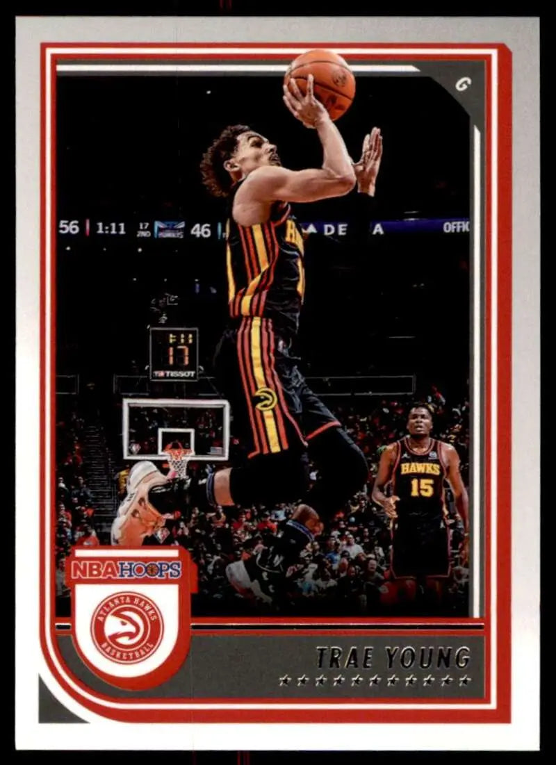 2022-23 Panini NBA Hoops #80 Trae Young NM-MT Hawks ID:54784