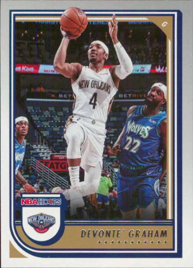 2022-23 Panini NBA Hoops #145 Devonte’ Graham NM-MT Pelicans ID:51965