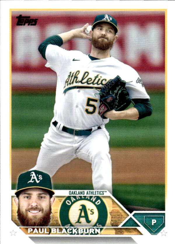 2023 Topps #6 Paul Blackburn NM-MT Athletics ID:56848