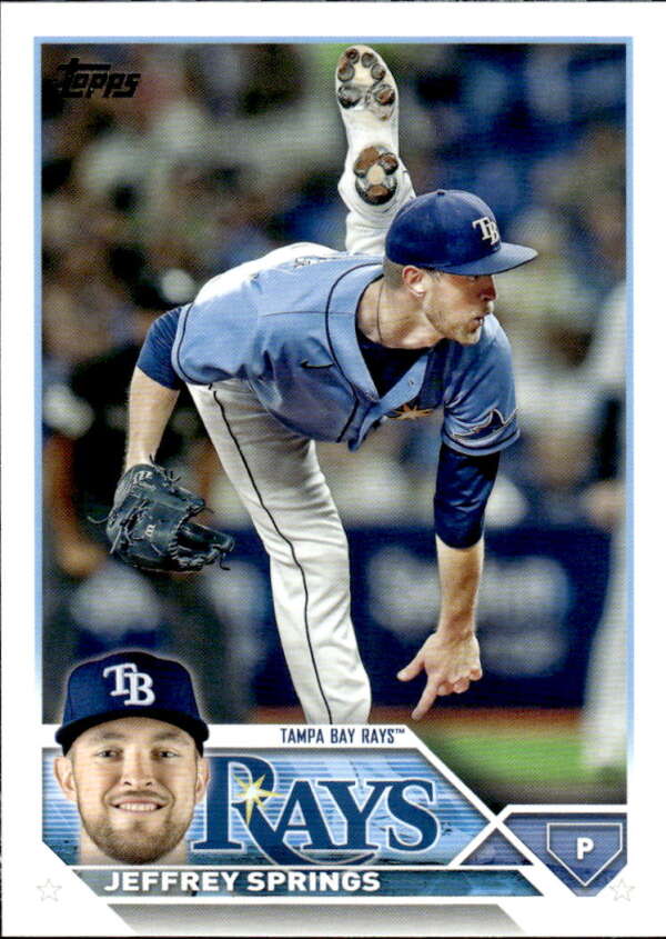 2023 Topps #12 Jeffrey Springs NM-MT Rays ID:50288