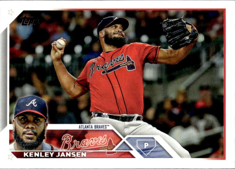 2023 Topps #30 Kenley Jansen NM-MT Braves ID:50274