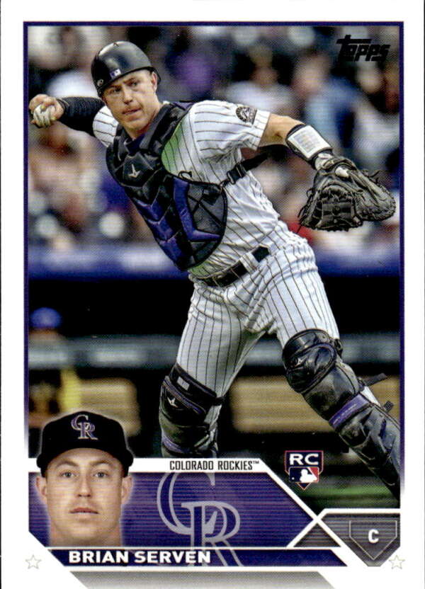 2023 Topps #41 Brian Serven NM-MT RC Rookie Rockies ID:58971