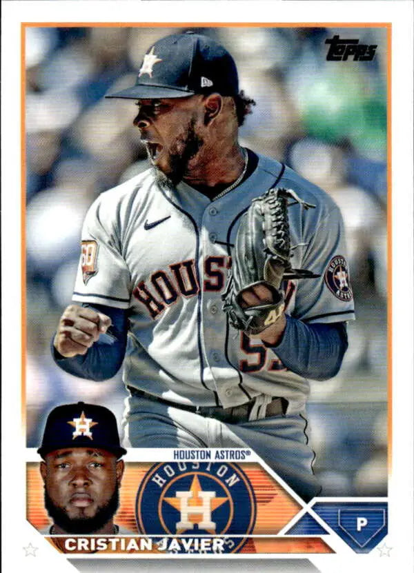 2023 Topps #55 Cristian Javier NM-MT Astros ID:49601