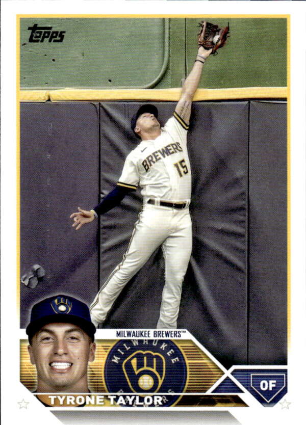 2023 Topps #61 Tyrone Taylor NM-MT Brewers ID:50198
