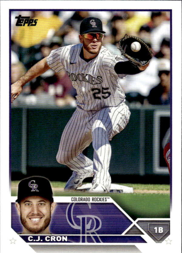 2023 Topps #63 C.J. Cron NM-MT Rockies ID:56804