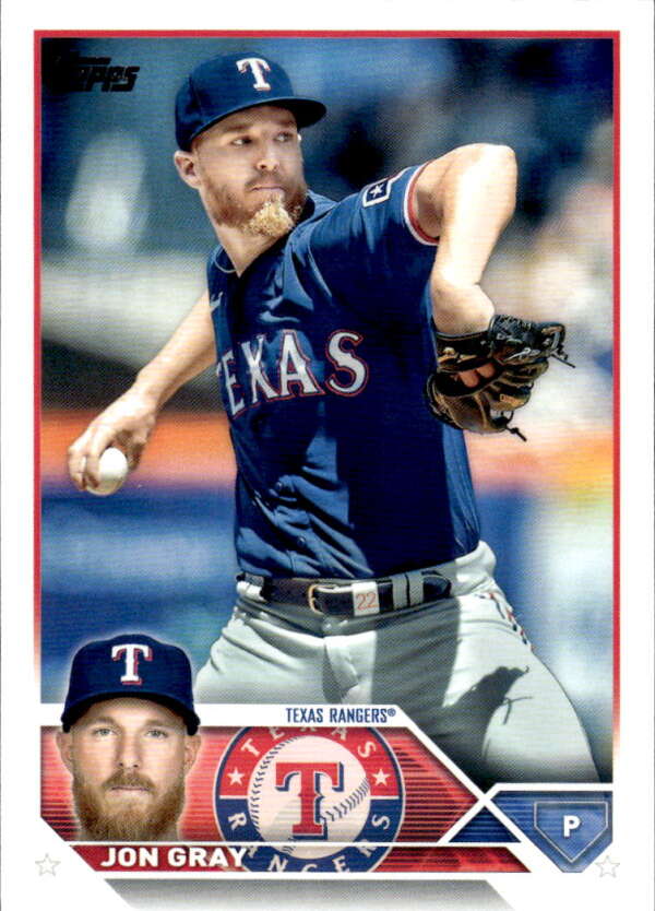 2023 Topps #73 Jon Gray NM-MT Rangers ID:56779
