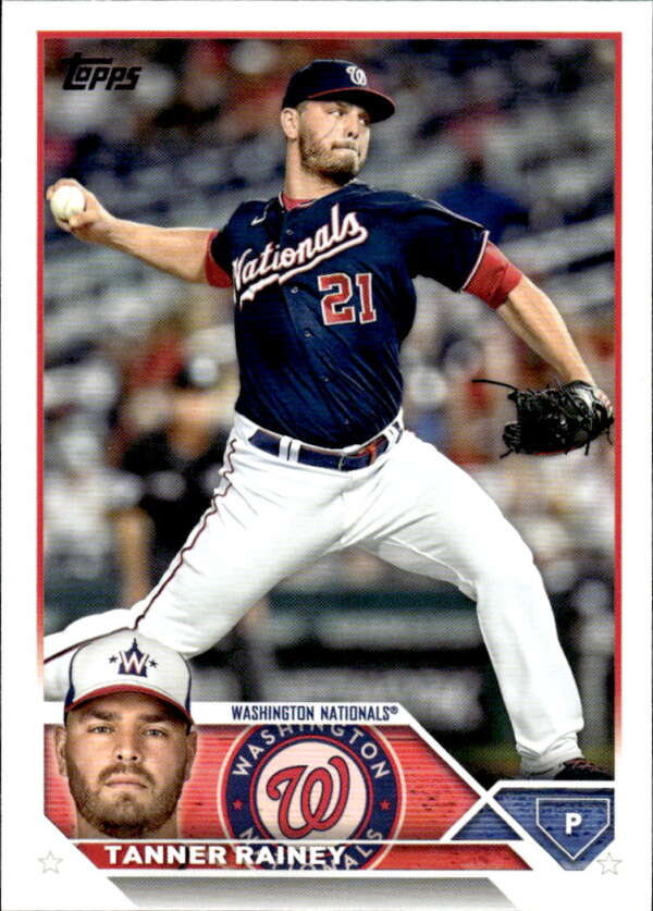 2023 Topps #80 Tanner Rainey NM-MT Nationals ID:49777