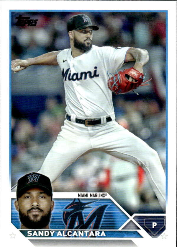 2023 Topps #107 Sandy Alcantara NM-MT Marlins ID:49661