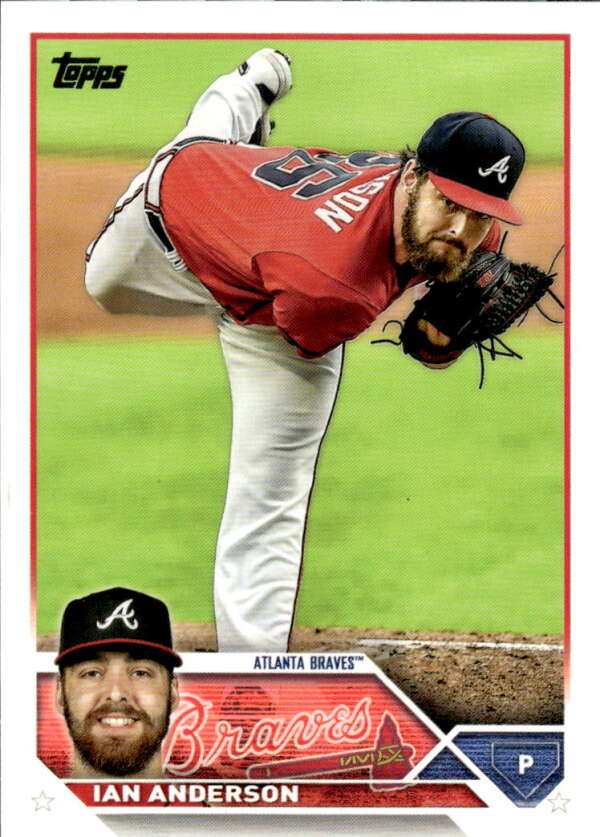 2023 Topps #114 Ian Anderson NM-MT Braves ID:50190