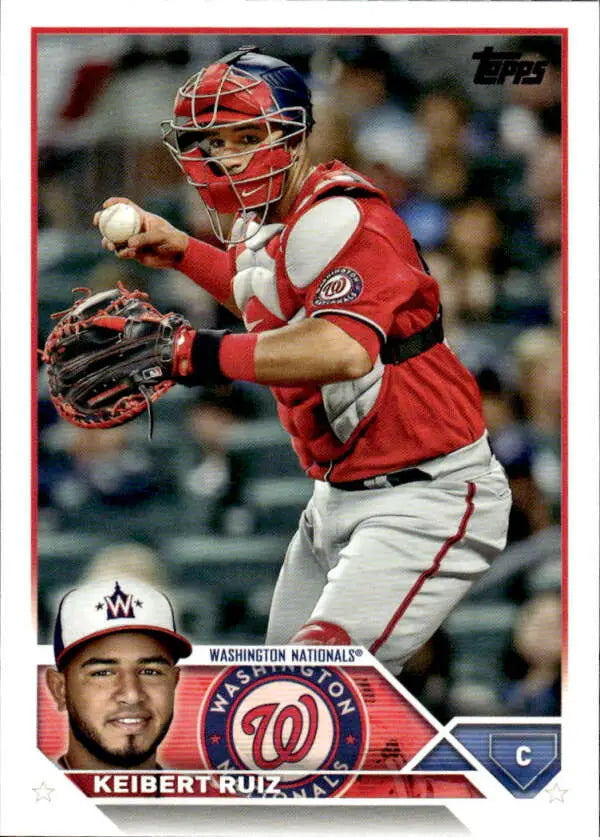 2023 Topps #130 Keibert Ruiz NM-MT Nationals ID:56805