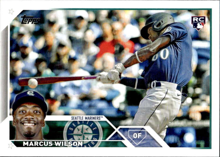 2023 Topps #138 Marcus Wilson NM-MT RC Rookie Mariners ID:49498