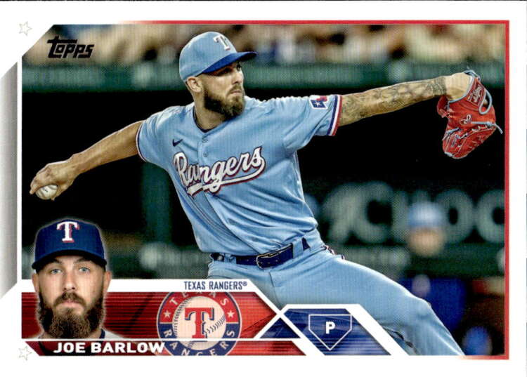 2023 Topps #139 Joe Barlow NM-MT Rangers ID:58916