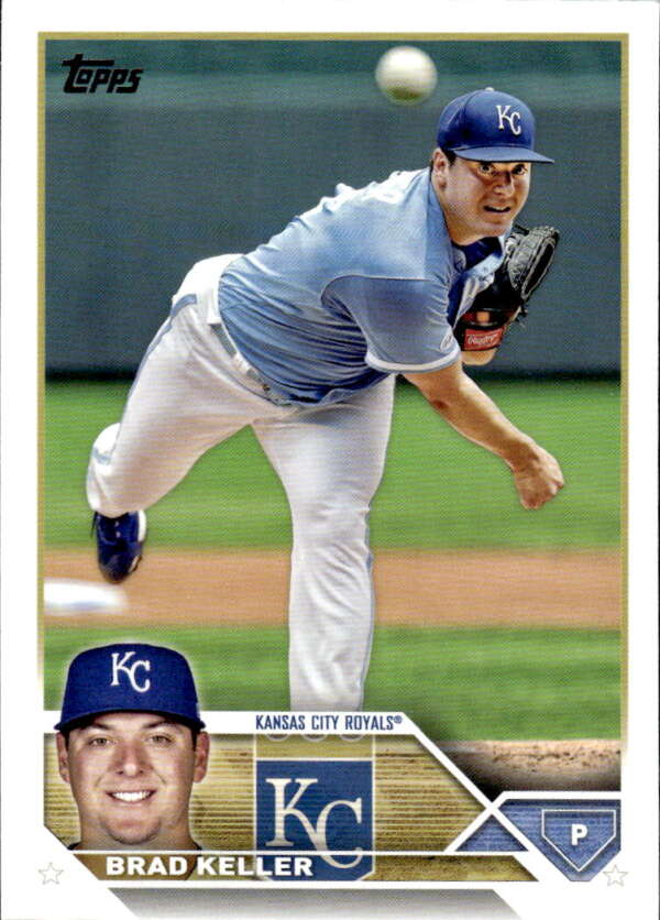 2023 Topps #189 Brad Keller NM-MT Royals ID:58061